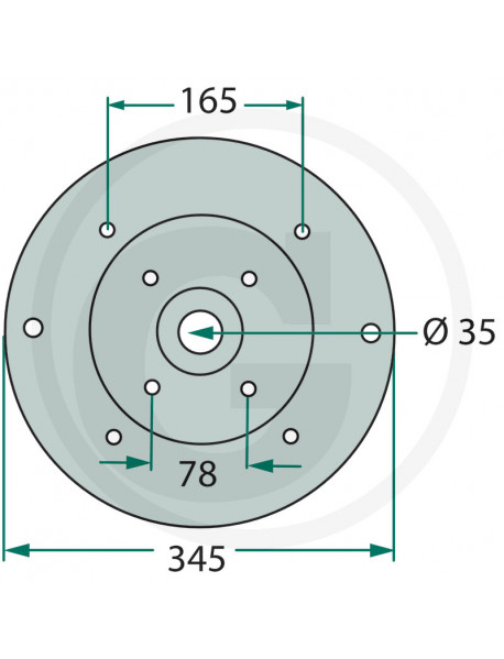 GRANIT Disk 345 mm